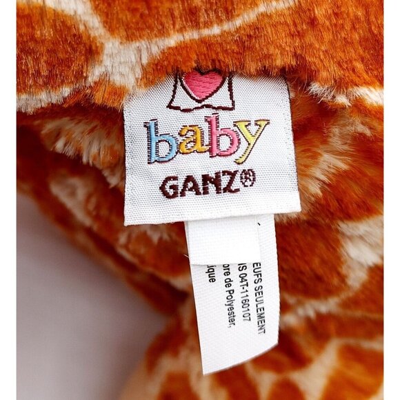 Baby Ganz Jamie Giraffe Stuffed Animal Plush Sewn Eyes Toy 12" Soft Hugs NEW - Picture 4 of 7